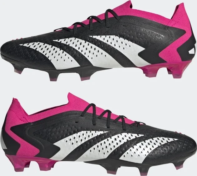 adidas Predator Accuracy.1 Low FG core black/cloud white/team shock pink 2