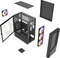 Gembird Fornax 4300 Black, Glasfenster Vorschaubild