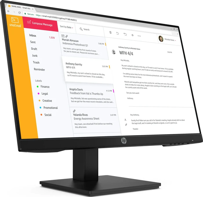 HP P24h G4, 23.8"