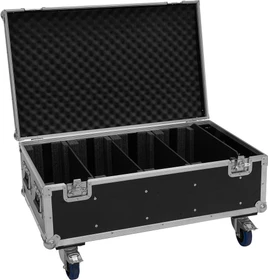 Roadinger Flightcase 4x LED PMB-4 COB QCL mit Rollen