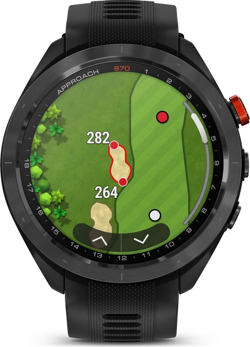 Garmin Approach S70 47mm GPS-Golfuhr black ceramic/black
