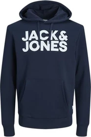 Jack & Jones Logo Hoodie navy blazer (Herren)