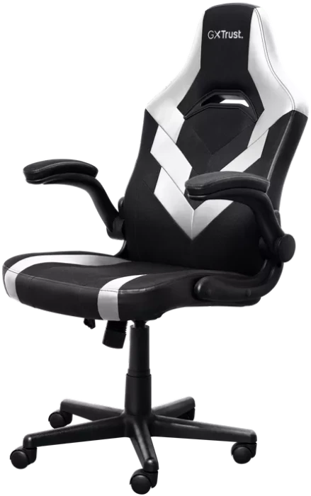 Trust Gaming GXT 703W Riye Gamingstuhl, schwarz/weiß