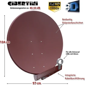 Gibertini OP 100 SE ziegelrot