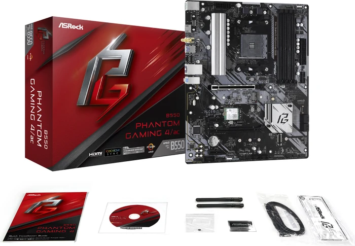 ASRock B550 Phantom Gaming 4/ac (AMD AM4)