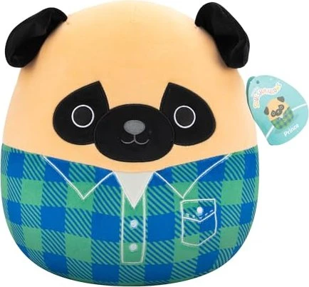 Squishmallows Mops im Flanellhemd Prince Image