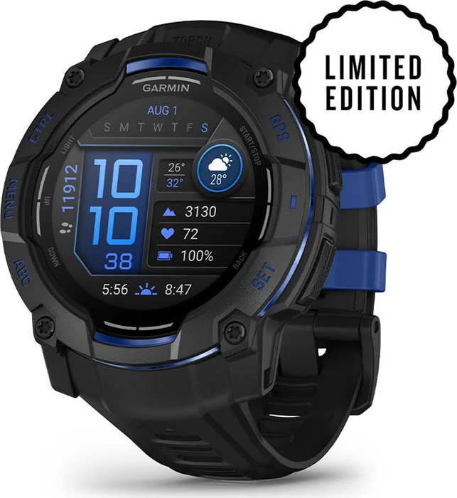 Garmin Instinct 3 50mm AMOLED bolt blue