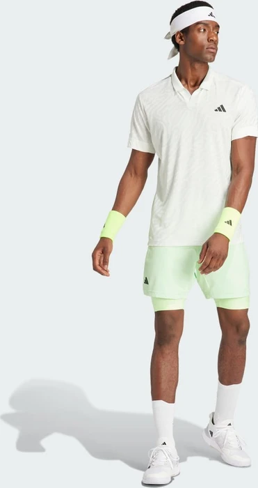 adidas Tennis Heat.RDY Shorts und Set Hose lang semi green spark/green spark (Herren)