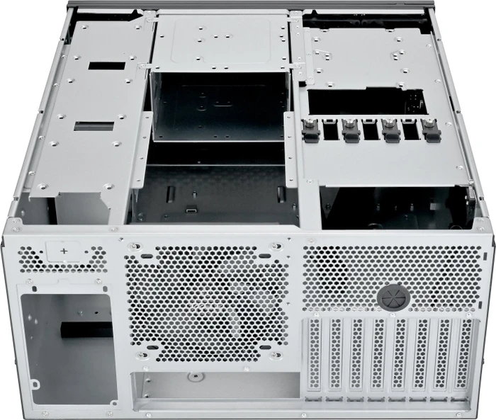 SilverStone RM53-502, Rackmount Server, schwarz/grau, 5HE, ATX