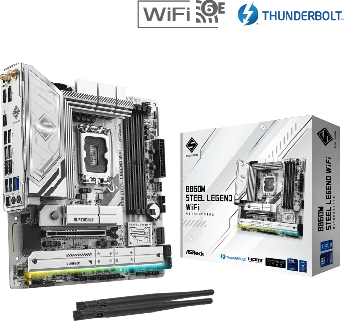 ASRock B860M Steel Legend WiFi (Intel 1851)