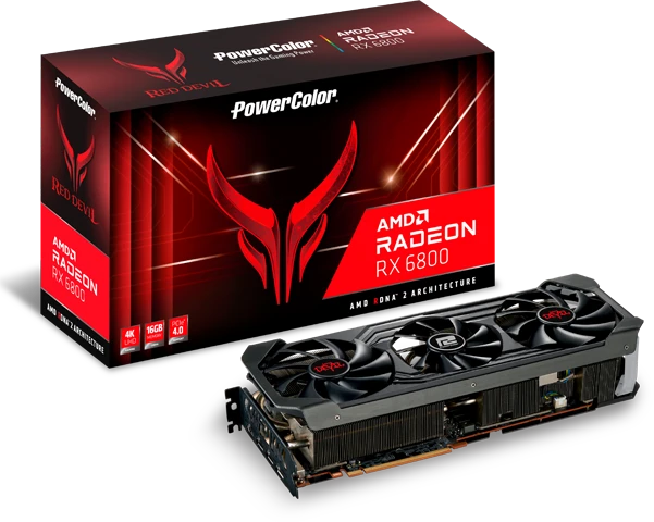 PowerColor Red Devil Radeon RX 6800, 16GB GDDR6, HDMI, 3x DP