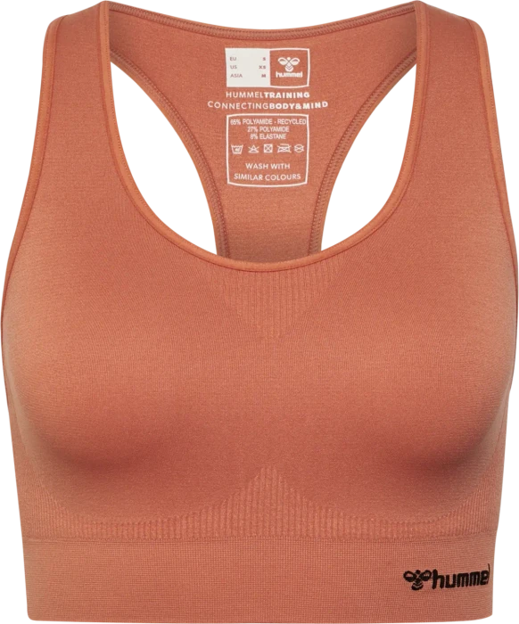 hummel Seamless Sports Top Funktionsshirt ärmellos apricot brandy (Damen)