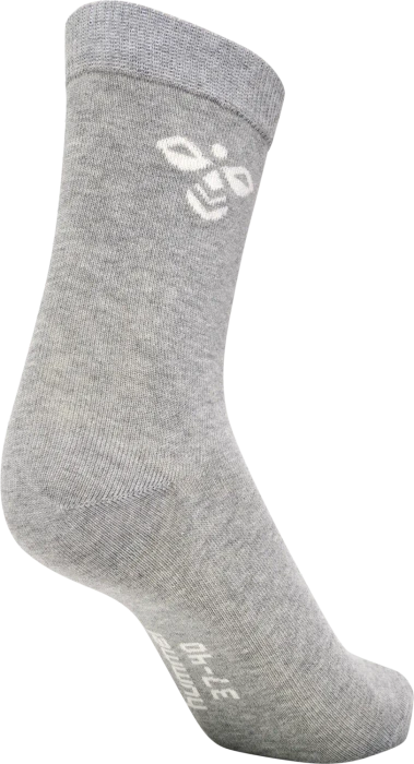 hummel Sutton Socken grey melange, 3 Paare (Junior)