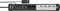 Brennenstuhl Premium-Line Comfort Switch Plus, 6-fach, 2x permanent, 4x schaltbar, 3m, schwarz/hellgrau Vorschaubild