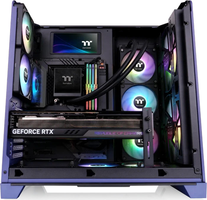 Thermaltake View 390 Air Future Dusk, violett, Glasfenster