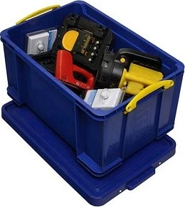 Aufbewahrungsbox, 48l, blau