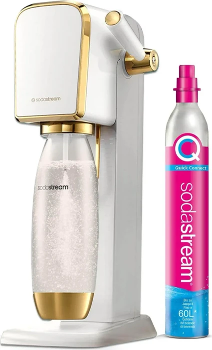 SodaStream Art Trinkwassersprudler weiß gold