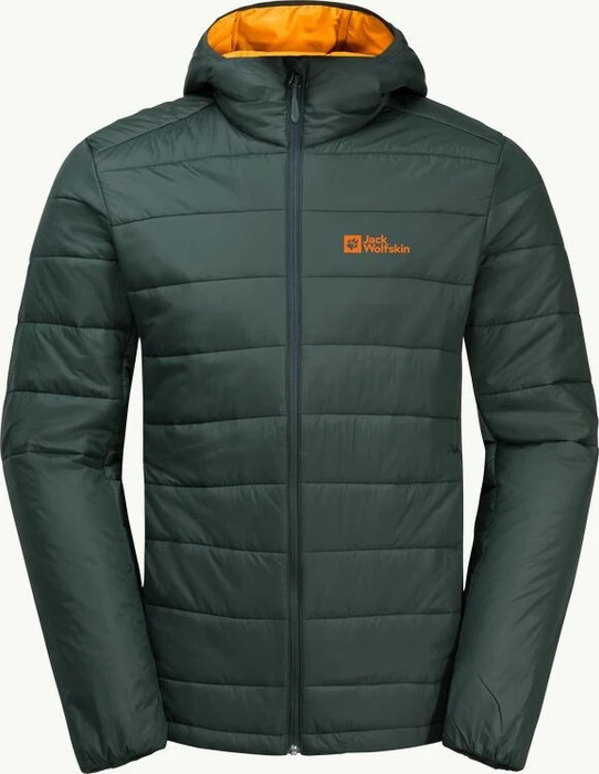 Jack Wolfskin Lapawa Ins Hoody Funktionsjacke black olive (Herren)
