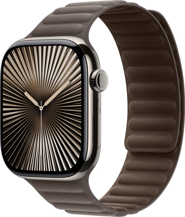Apple Armband mit Magnetverschluss S/M für Apple Watch 46mm dunkeltaupe