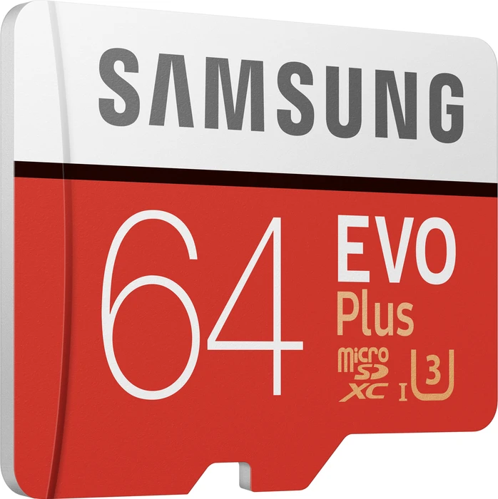 Samsung EVO Plus R100/W60 64GB Kit, UHS-I U3, Class 10