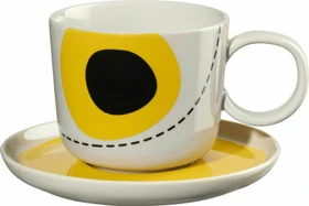 ASA Selection variété Kaffeetasse mit Untertasse salto du soleil du soleil, 2-tlg.