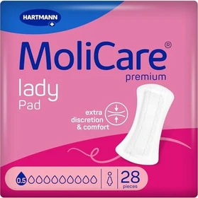 Hartmann MoliCare Premium Lady Pad 0.5 Tropfen Hygieneeinlage, 28 Stück