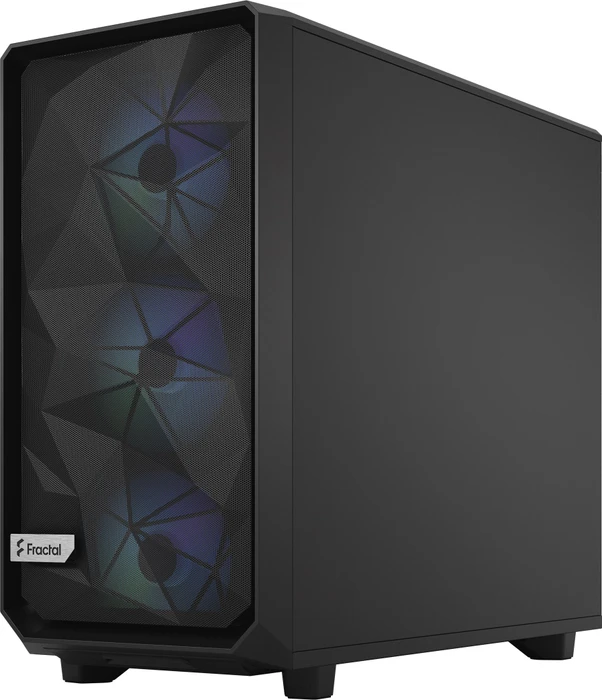 Fractal Design Meshify 2 Lite RGB Black TG Light Tint, Glasfenster