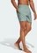 adidas Solid CLX Short-Length Badeshorts silver green/black (Herren) Vorschaubild