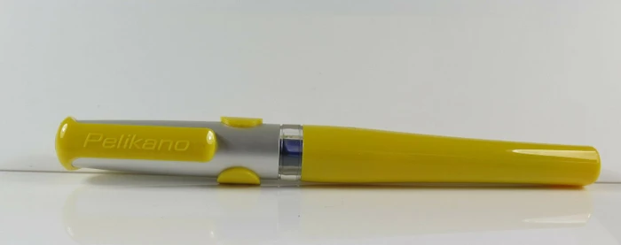 Pelikan Pelikano gelb/grau, rechte Hand, mittel, Faltschachtel