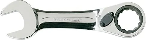 Bahco 10RM-19 Maul-Ringratschenschlüssel extra kurz, 19x139mm