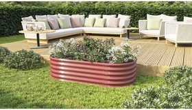 Vitavia Vita 401 Basic Hochbeet oval 162x82cm rot