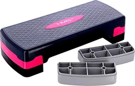 HMS-Fitness Fitness Steppbrett grau/rosa