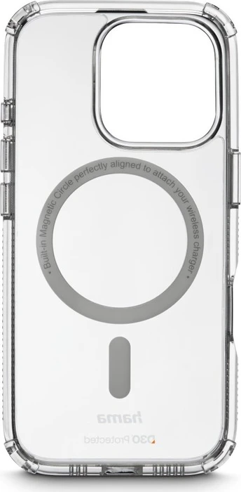Hama Handyhülle MagCase Extreme Protect für Apple iPhone 16 Pro transparent