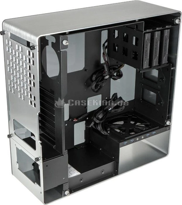 In Win 904 Plus, silber, Glasfenster