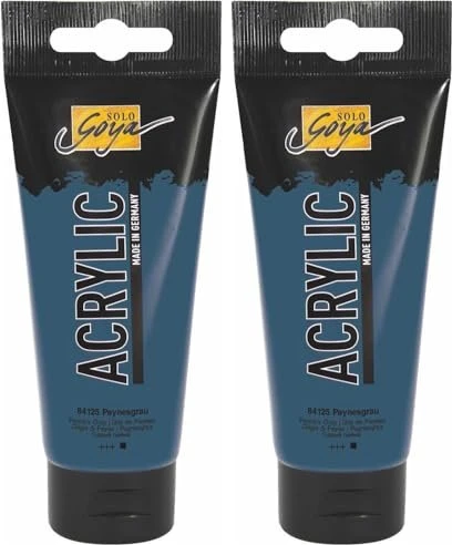 Kreul Solo Goya Acrylic Acrylfarbe, paynesgrau, 100ml