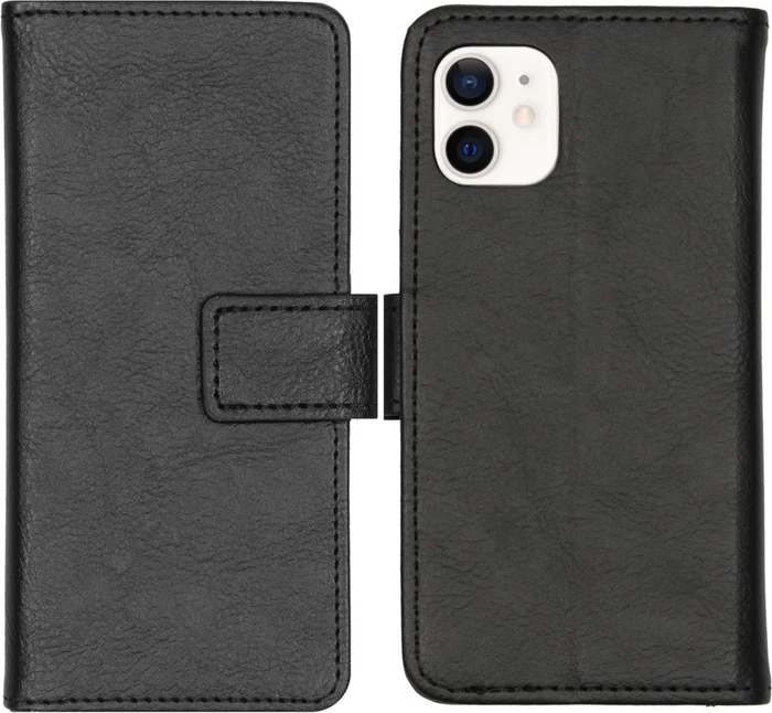 iMoshion Luxuriöse Buchtyp-Hülle für das iPhone 12 Mini schwarz