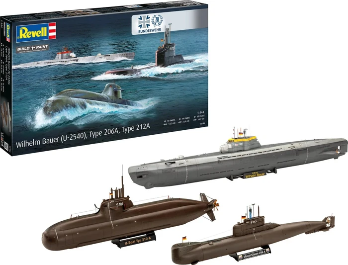 Revell 70 Years Bundeswehr:Wilhelm Bauer,Type 206A,Class2