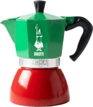 Bialetti Moka Induktion 6 Tassen Espressokanne Italia