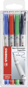 STABILO OHPen universal wasserlöslich S sortiert, 4er-Set