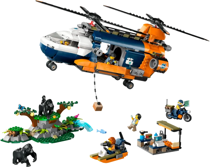 LEGO City - Dschungelforscher-Hubschrauber