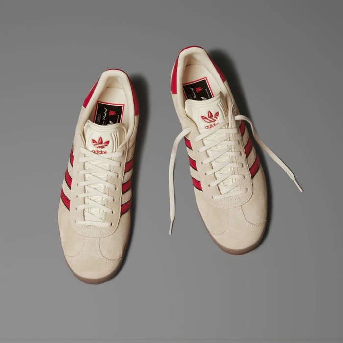 adidas Gazelle FC Arsenal Terrace Icons cream white/mufc red/core black