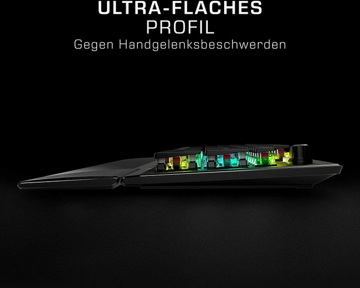 Roccat Vulcan Pro, LEDs RGB, schwarz, Titan Optical Linear, USB, DE