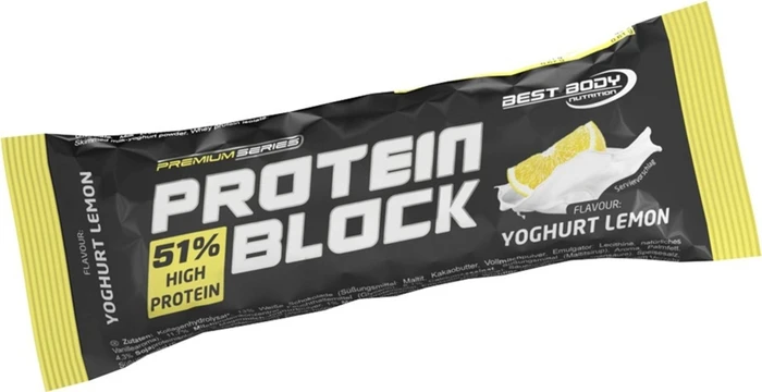 Best Body Nutrition Hardcore Protein Block Joghurt/Lemon 90g