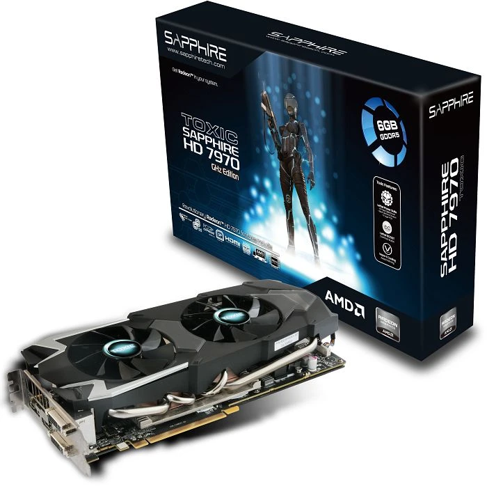 Sapphire Toxic Radeon HD 7970 GHz Edition, 6GB GDDR5, 2x DVI, 4x DP, full retail