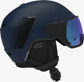 Salomon Pioneer LT Visor Helm blau (Herren)
