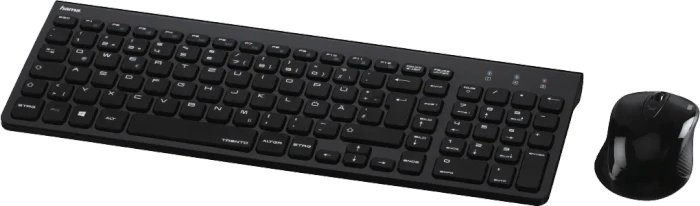 Hama Trento Set Funk Tastatur und Maus, USB, DE