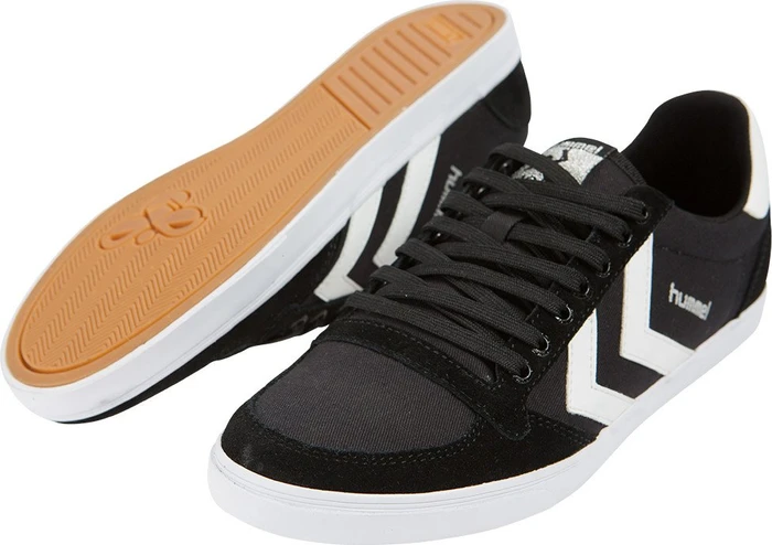 hummel Slimmer Stadil Low schwarz/weiß (Herren)