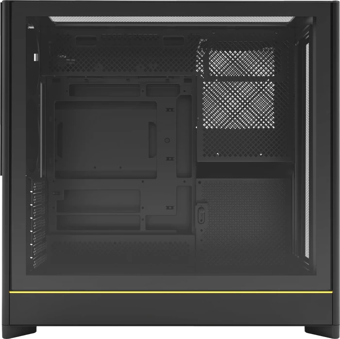 Montech HS01 Black, Glasfenster