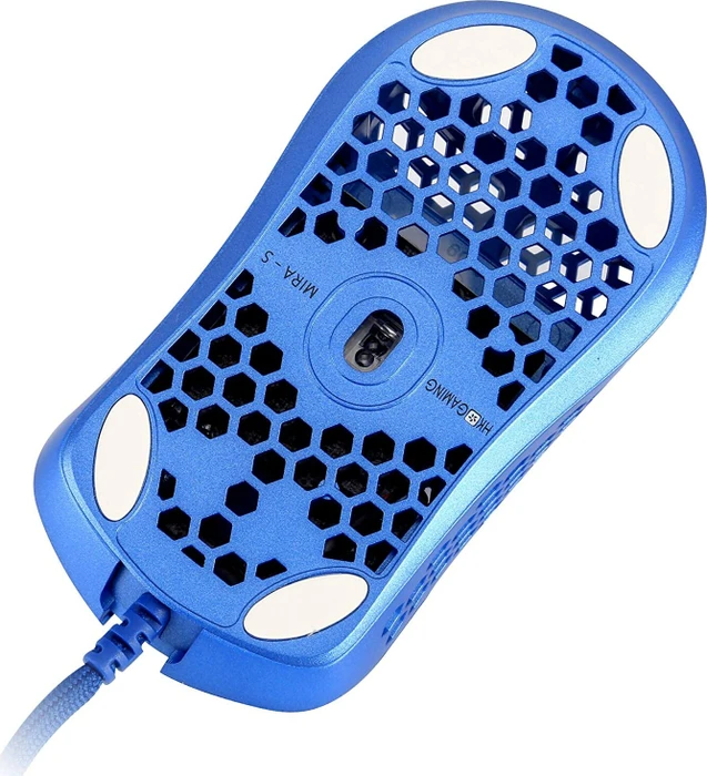 HK Gaming Mira-S Gaming Mouse Metallic blau, USB