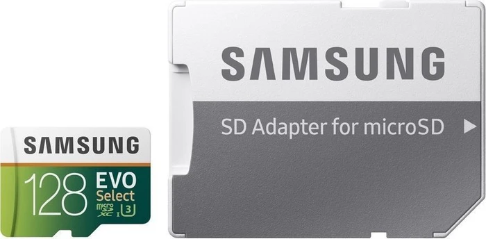 Samsung EVO Select R100/W90 128GB Kit, UHS-I U3, Class 10